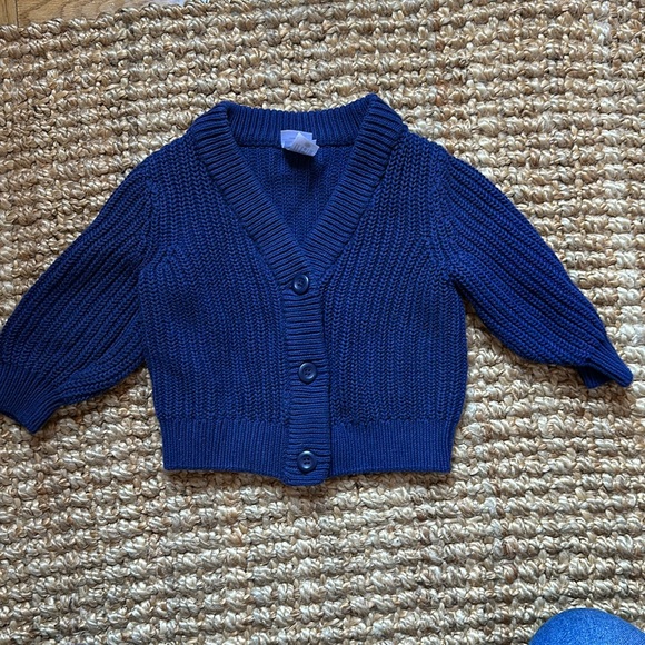 Hanna Andersson Combed Cotton Cardigan - Picture 3 of 3